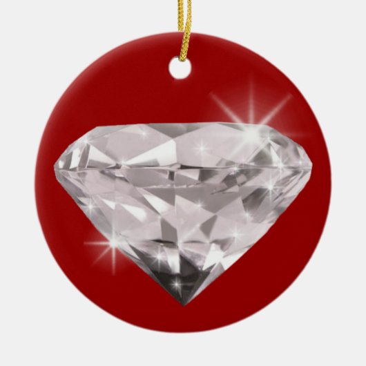 Rautenschmuck Keramikornament (Vorne)