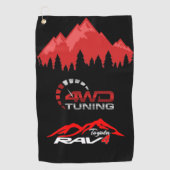 Rav4 Golfhandtuch (Vorderseite)