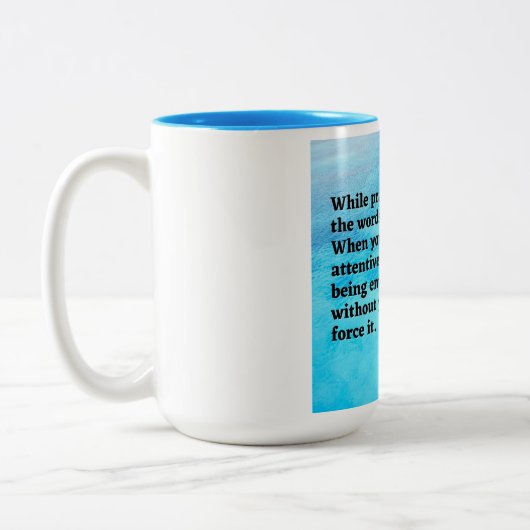 Rav Nachman of Breslov mug Zweifarbige Tasse (Links)