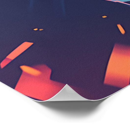 Rave Clubleben Poster (Ecke)