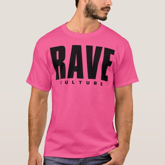 Rave Culture - Edm Festival Raver Minimalistisch T-Shirt (Vorderseite)