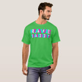 Rave Daddy EDM Music Festival Father Optical Illus T-Shirt (Vorne ganz)