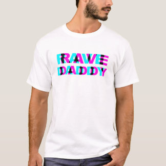 Rave Daddy EDM Music Festival Pater Optical Illus T-Shirt