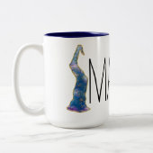 Rave Dunn Magie Zweifarbige Tasse (Links)