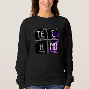Rave EDM Trance Gotische Musik Festival TECHNO Sweatshirt