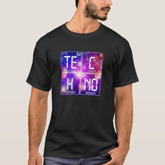 Rave EDM Trance Gotische Musik Festival TECHNO T-Shirt (Vorderseite)
