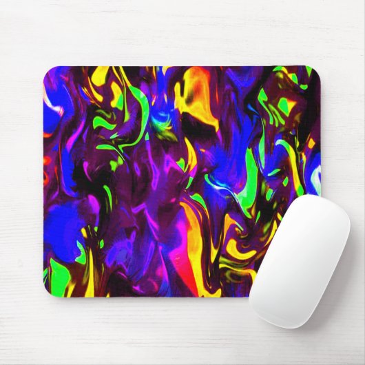Rave-Feuerzange-Regenbogen Mousepad (Mit Mouse)