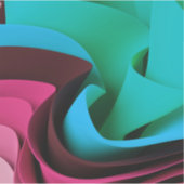 Rave Flow Movement Design Aufkleber (Vorderseite)