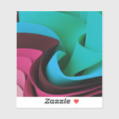 Rave Flow Movement Design Aufkleber (Blatt)