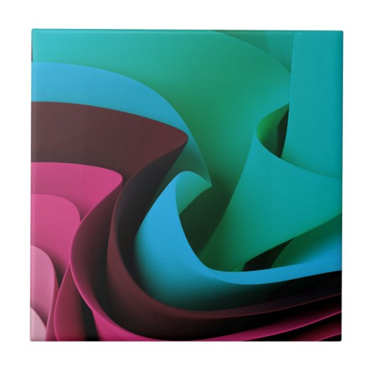 Rave Flow Movement Design Fliese (Vorderseite)