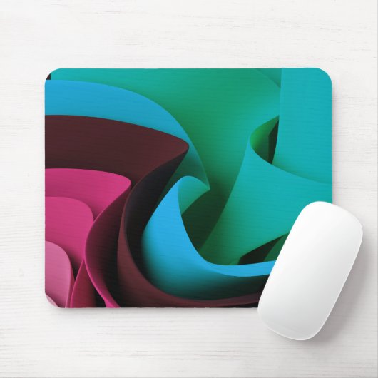 Rave Flow Movement Design Mousepad (Mit Mouse)