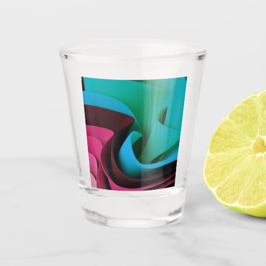 Rave Flow Movement Design Schnapsglas (Vorderseite)