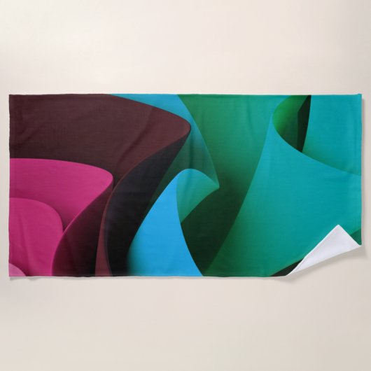 Rave Flow Movement Design Strandtuch (Vorderseite)