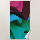 Rave Flow Movement Design Strandtuch (Vorderseite)