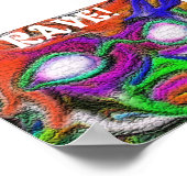 Rave Flyer Poster (Ecke)