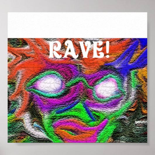 Rave Flyer Poster (Vorne)
