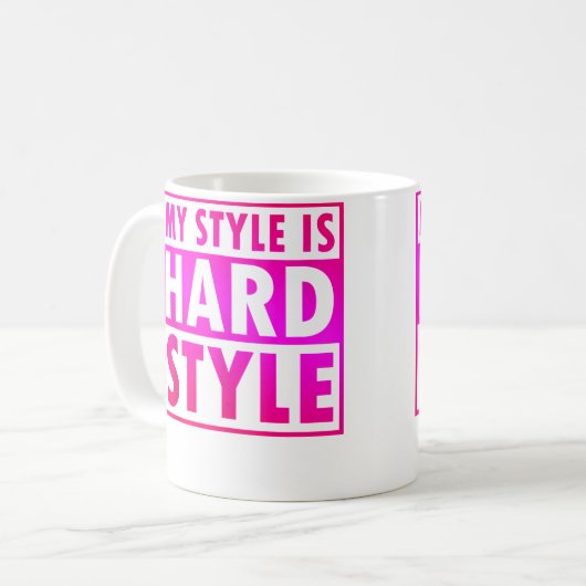 Rave Hard Edm Kandi Kid RawPlur Kaffeetasse (Vorderseite Links)