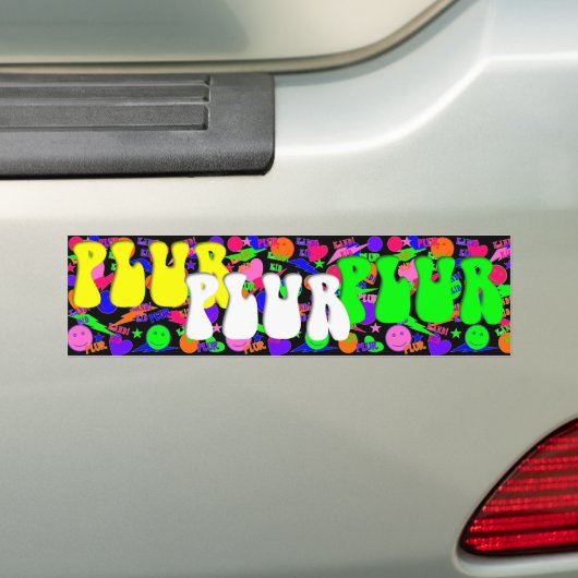 Rave Kandi Kid PLUR Autoaufkleber (Auf Auto)