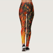 Rave-Liebe des Teufelsflamms Leggings (Rückseite)
