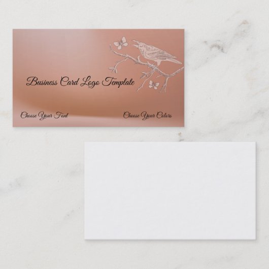 Rave Logo-Visitenkarte Visitenkarte (Vorne/Hinten)