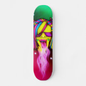 Rave-Mädchen - Skate-Plattform Skateboard (Vorderseite)