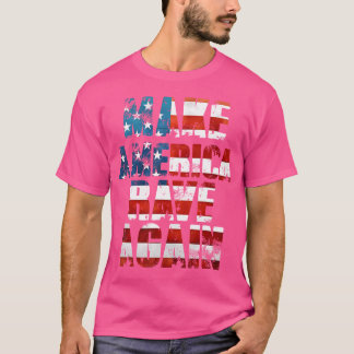 Rave-Musik Edm Techno Tanz Mach Amerika Rave Wiede T-Shirt