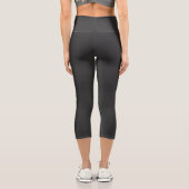 RAVE Neonblumen Capri Leggings (Rückseite)