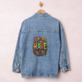 RAVE Neonblumen Jeansjacke (Hangar)