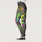RAVE Neonblumen Leggings (Links)