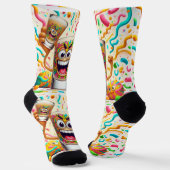 Rave Party Shot Glass Socken (Gewinkelt)