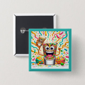 Rave Party Shot Glass – vibrant Fun  Button