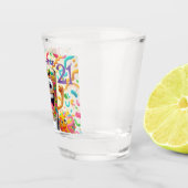 Rave Party Shot Glass – vibrant Fun  Schnapsglas (Rechts)