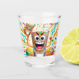 Rave Party Shot Glass – vibrant Fun Schnapsglas