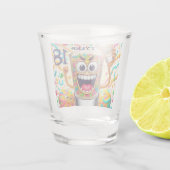 Rave Party Shot Glass – vibrant Fun  Schnapsglas (Rückseite)