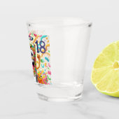 Rave Party Shot Glass – vibrant Fun  Schnapsglas (Rechts)