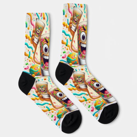 Rave-Party-Shotglas Socken (Rechts)