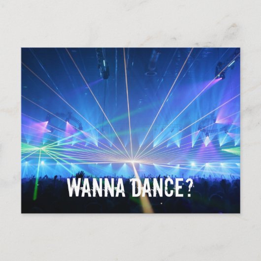 Rave Postkarte (Vorderseite)