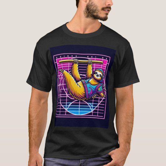 Rave Sloth - Fibonacci T-Shirt (Vorderseite)