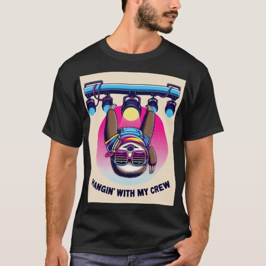 Rave Sloth - Lights T - Shirt (Vorderseite)