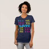 RAVE-SÜSSIGKEIT PUNKTIERT T - SHIRT (Vorne ganz)