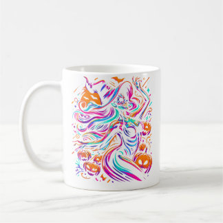Rave Techno Halloween Witch Edm Festival Funny Kaffeetasse