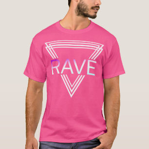 Rave Techno House Party EDM Festival Moon and Star T-Shirt