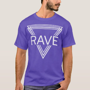 Rave Techno House Party EDM Festival Moon and Star T-Shirt