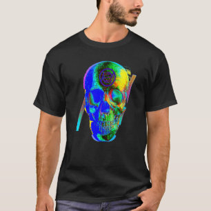 Rave-Totenkopf-Party T-Shirt