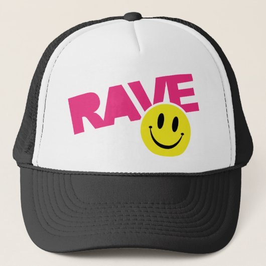 Rave Truckerkappe (Vorderseite)