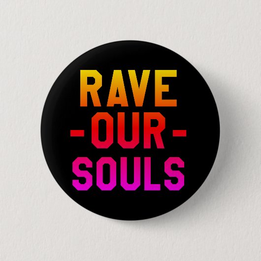 Rave Unser Soul Festival Moon and Stars Button (Vorderseite)