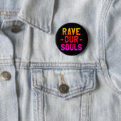 Rave Unser Soul Festival Moon and Stars Button (Beispiel)
