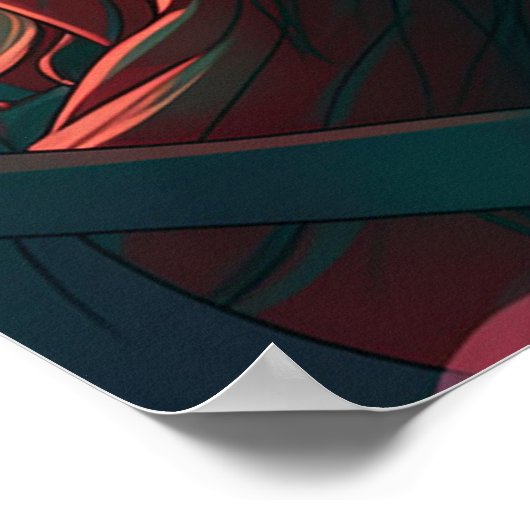 Rave unter den Sternen Poster (Ecke)