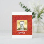Ravel Postkarte (Stehend Vorderseite)