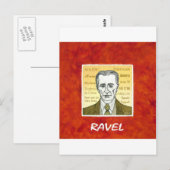 Ravel Postkarte (Vorne/Hinten)